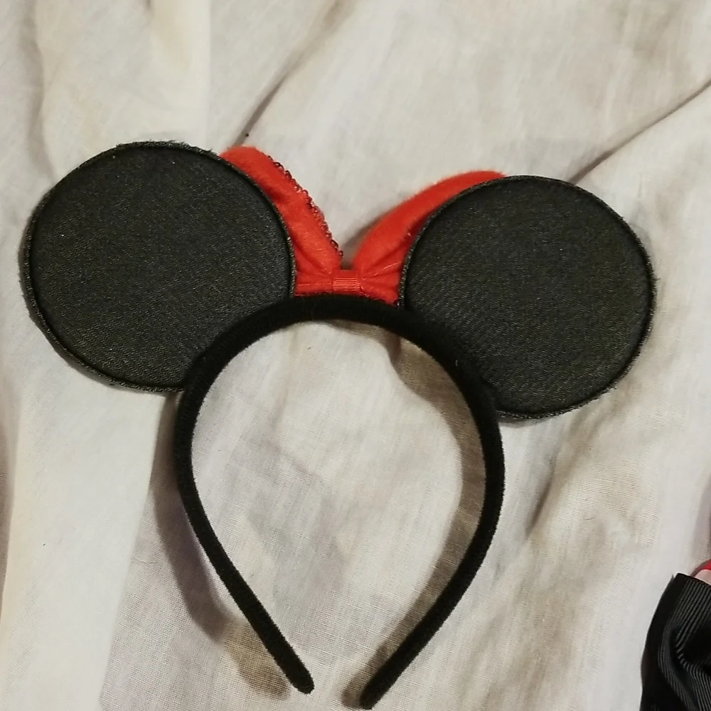 Mouse hair ornament clips bows bundle